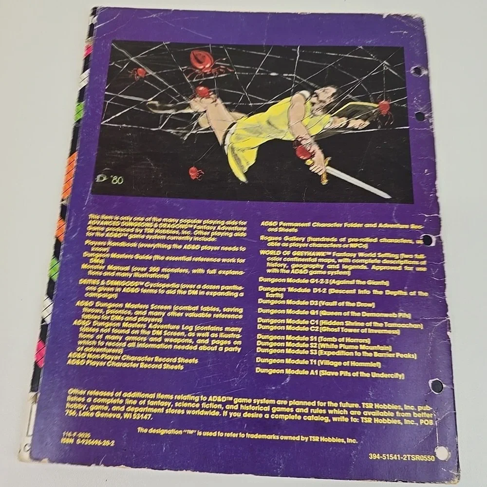 Dungeons‎ & Dragons Basic Rules 1 1980 1st Printing + Expert, Log, & Module READ